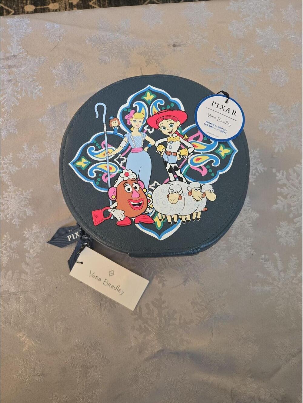 Vera Bradley x Disney Pixar Toy Story Round Collectible Case - New With Tags